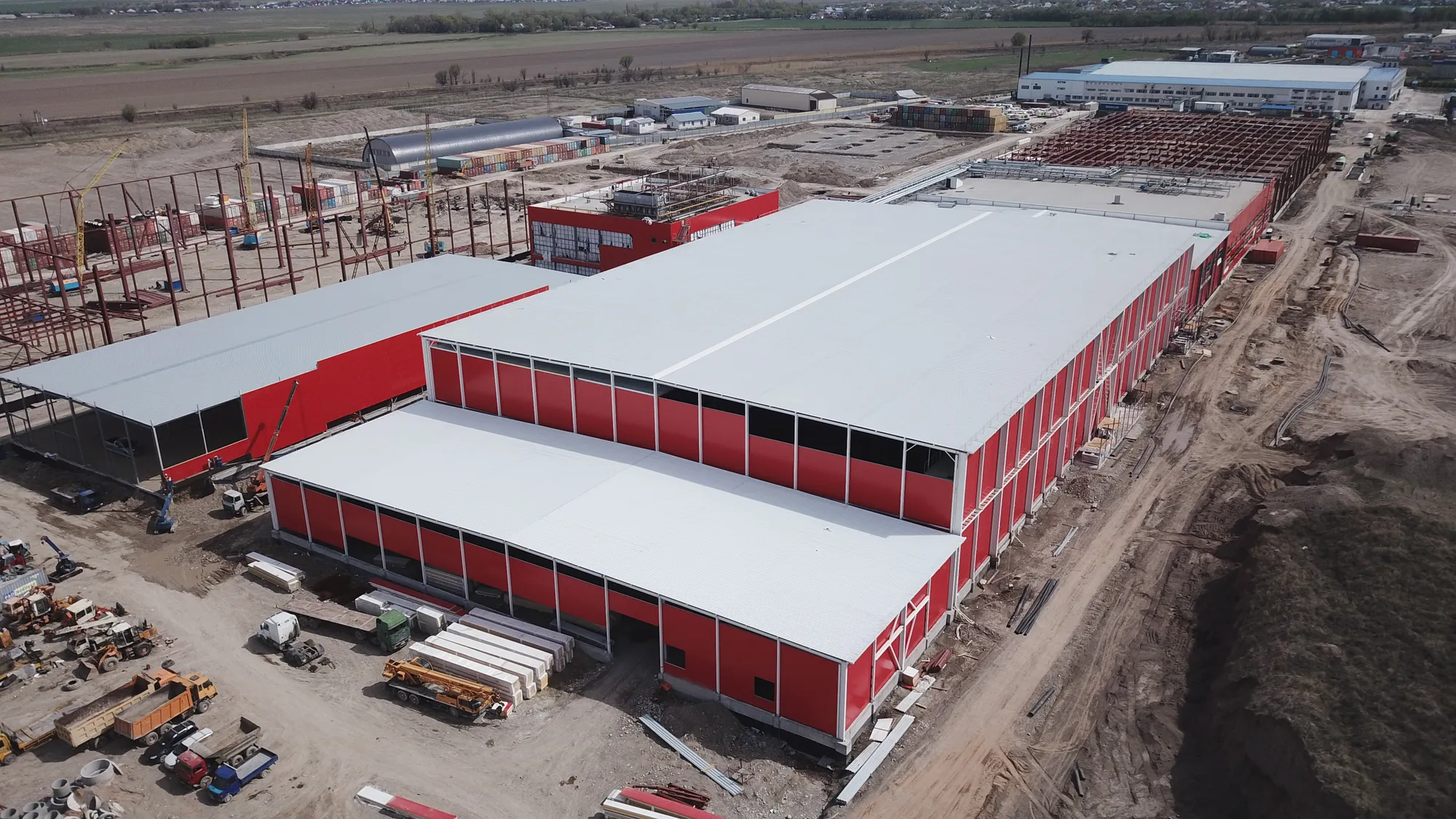 Строительство комплекса складских зданий